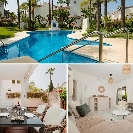 In First Line Complex In Urbanization Pueblo Mediterraneo, Apartment Marbella